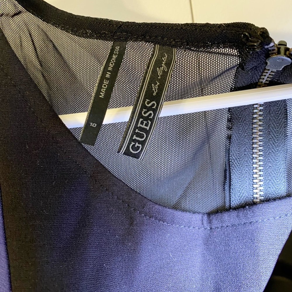 Guess Black and Purple Dress (US10 Ptp17-19") - Picture 6 of 7